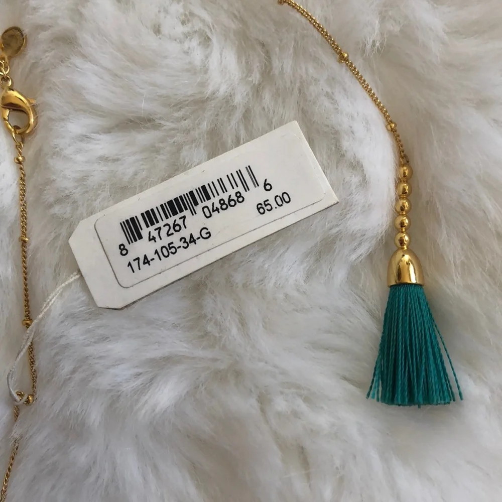 Gorjana Baja Lariat Tassel Necklace